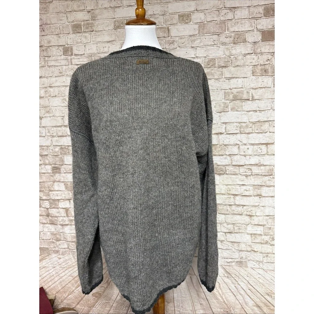 Woolrich Wool Blend Men’s Large Sweater Herb Tweed 90s Y2K Pullover Vintage Dad‎